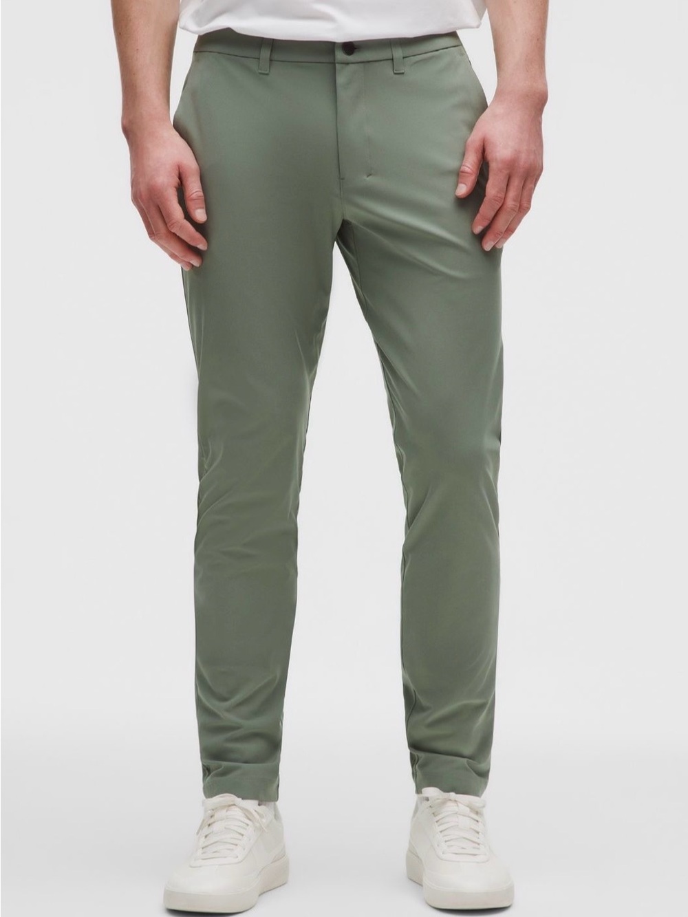 Lululemon ABC Slim Pants Men's 32 Green Warpstreme 5-Pocket 32x31 Golf Pant